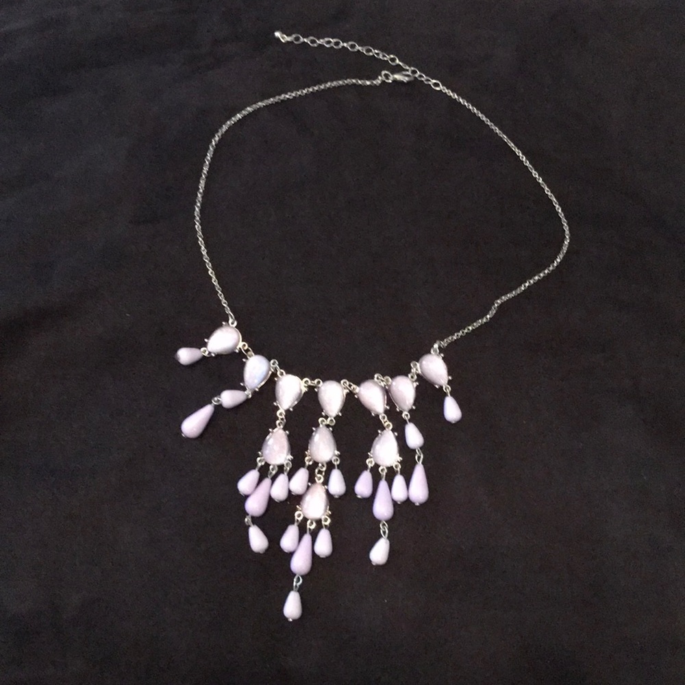 Purple, Glitter Statement Necklace - image 1